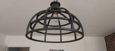 Industrial Ceiling Lamp 3D Printer Model