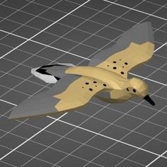 Mourning Dove (Low Poly) 3D Printer Model