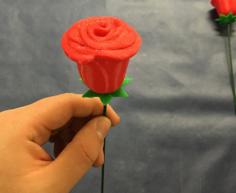 3D Printable Rose 3D Printer Model