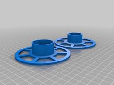 Customizable Filament Spool 3D Printer Model