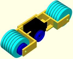 Caterpillar Robot 3D Printer Model