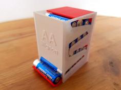 Battery Dispenser For AA Mignon (Batteriespender) 3D Printer Model