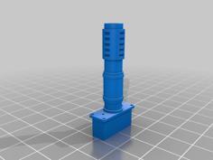 28mm Tank Battle Cannon 3D Printer Model