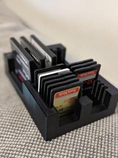 SD / CF Card Holder 3D Printer Model