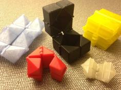 Print-In-Place Fidget Cube 3D Printer Model