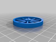 Spoked Wheel Too 3D Printer Model