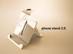 Phone Stand + Pen Holder 2.0 (new Version) 3D Printer Model