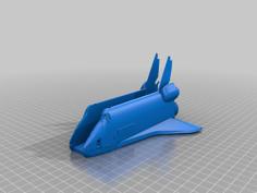 Space Shuttle Napkin Holder 3D Printer Model