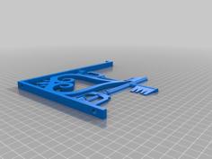 Kingdom Hearts Shelf Bracket 3D Printer Model