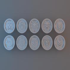 Necromunda Tokens 3D Printer Model