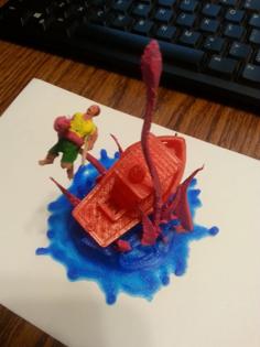 The KRAKEN (3D Benchy Display) 3D Printer Model