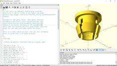 Parametric LED Panel Mount 3D Printer Model