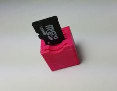 Mini 4 Slot – Micro SD Card Holder 3D Printer Model