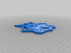 Bunny Dragon Wall Decor 3D Printer Model