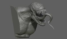 Venom_Bust_Sculpture 3D Printer Model