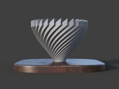 Origami Vase 3D Printer Model