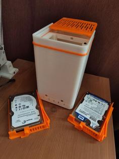 NAS Case For ODROID-HC4 (only For 2.5 Disks) 3D Printer Model