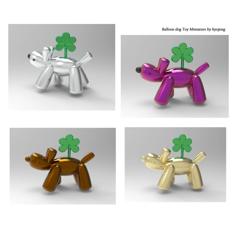 Balloon Dog Toy Miniature 3D Printer Model