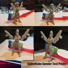 Cyberpunk – RockerGirl Gunner 3D Printer Model