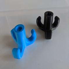 Smooth Self Tapping Bag Hook For Tesla Model 3 Trunk 3D Printer Model