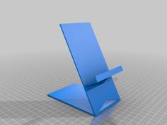 Simple Cell Phone Stand 3D Printer Model