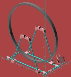 Zentrierständer Für Fahrrad-Laufräder / Bicycle Wheel Truing Stand 3D Printer Model