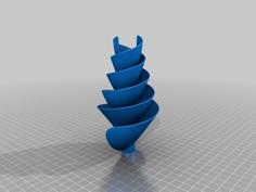 Water Vortex Impeller Blade 3D Printer Model