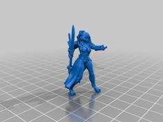 Greater Weeb Spiritual Leader Girl 3D Printer Model