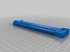 Customizable Flexible Toy Train Tracks 3D Printer Model