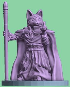 Cat Mage 3D Printer Model