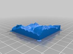 Whistler Topography 3D Printer Model