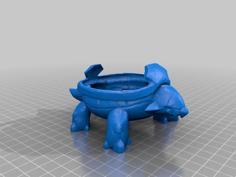 Torterra Pot Planter 3D Printer Model