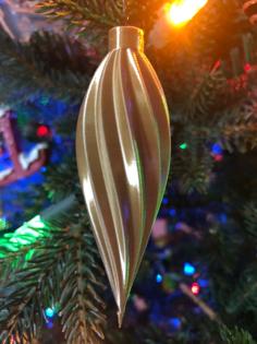 Spiral Christmas Tree Ornaments (no Supports Required) 3D Printer Model