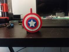 Captain America Book Ends 3D Printer Model