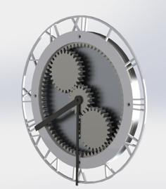 Gear Clock 3D Printer Model