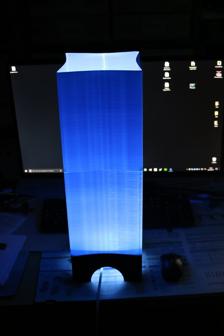 Customizable Lamp 10W Led 3D Printer Model