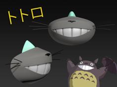 COVID-19 Mask Cap, Totoro Edition 3D Printer Model