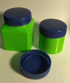 Mini Bottles Using Whater Bottle Caps 3D Printer Model