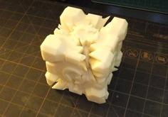 Screwless Companion Cube Gears 3D Printer Model