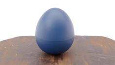 Egg Shaker/Container 3D Printer Model