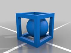 Sphere In A Box 3D Printer Model