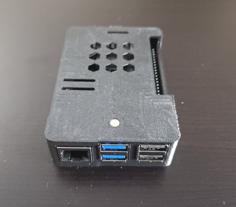 Rasberry Pi 5 Case Top (w/ Armor Lite V5) 3D Printer Model