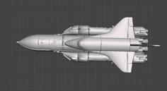 Energiya Buran (Russian Space Shuttle) Energy Rocket (Buran Programme) 3D Printer Model