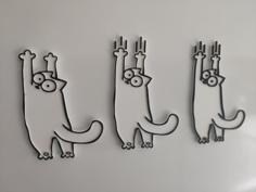 Simon’s Cat – Scratch And Stretch – MMU Ready 3D Printer Model