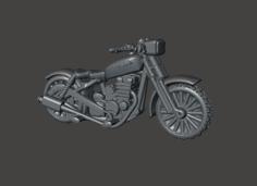 28mm Motorbike For FWW, Dark Future, Gaslands And Other Post Apocalyptic Games 3D Printer Model