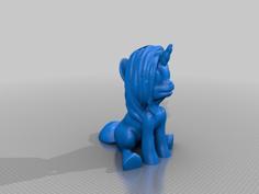 Unicorn MoneyBox Scaled Up 400% For Large Format Printers. 3D Printer Model