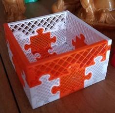 Puzzle Basket 3D Printer Model