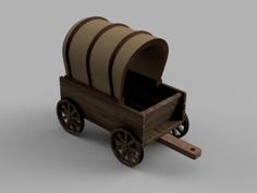 Covered Wagon 3D Printer Model