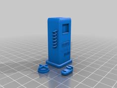 Old Gas Pump Bank 3D Printer Model