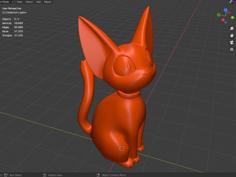 Jiji The Cat From Kiki’s Delivery Service 3D Printer Model